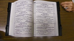 Laurens Co, GA, Marriages Book W, 1944 - 1955, White, P 166-167.JPG