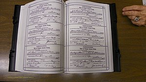 Laurens Co, GA, Marriages Book W, 1944 - 1955, White, P 180-181.JPG