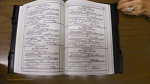 Laurens Co, GA, Marriages Book W, 1944 - 1955, White, P 194-195.JPG