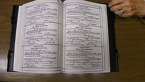 Laurens Co, GA, Marriages Book W, 1944 - 1955, White, P 202-203.JPG