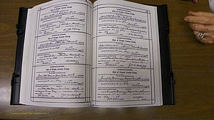 Laurens Co, GA, Marriages Book W, 1944 - 1955, White, P 208-209.JPG