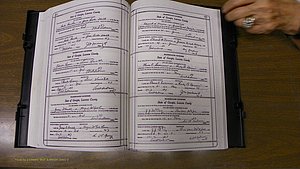 Laurens Co, GA, Marriages Book W, 1944 - 1955, White, P 216-217.JPG