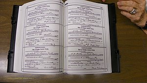 Laurens Co, GA, Marriages Book W, 1944 - 1955, White, P 244-245.JPG