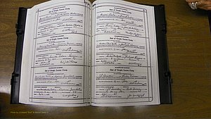 Laurens Co, GA, Marriages Book W, 1944 - 1955, White, P 252-253.JPG