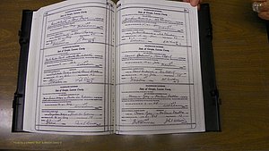 Laurens Co, GA, Marriages Book W, 1944 - 1955, White, P 266-267.JPG