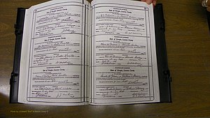 Laurens Co, GA, Marriages Book W, 1944 - 1955, White, P 268-269.JPG