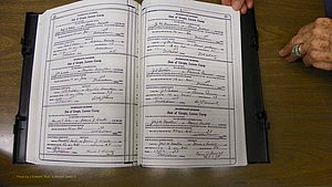 Laurens Co, GA, Marriages Book W, 1944 - 1955, White, P 286-287.JPG