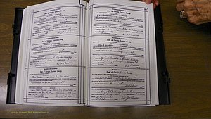 Laurens Co, GA, Marriages Book W, 1944 - 1955, White, P 294-295.JPG