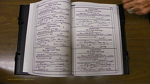 Laurens Co, GA, Marriages Book W, 1944 - 1955, White, P 374-375.JPG