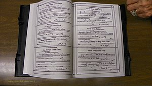 Laurens Co, GA, Marriages Book W, 1944 - 1955, White, P 384-385.JPG