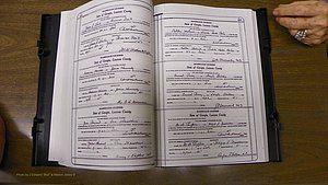 Laurens Co, GA, Marriages Book W, 1944 - 1955, White, P 464-465.JPG