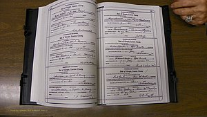 Laurens Co, GA, Marriages Book W, 1944 - 1955, White, P 468-469.JPG