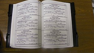 Laurens Co, GA, Marriages Book W, 1944 - 1955, White, P 530-531.JPG