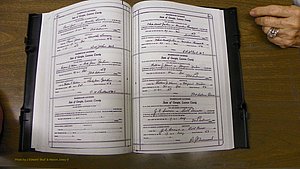 Laurens Co, GA, Marriages Book W, 1944 - 1955, White, P 542-543.JPG
