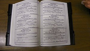 Laurens Co, GA, Marriages Book W, 1944 - 1955, White, P 572-573.JPG