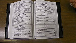 Laurens Co, GA, Marriages Book W, 1944 - 1955, White, P 582-583.JPG
