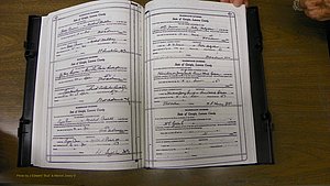 Laurens Co, GA, Marriages Book W, 1944 - 1955, White, P 618-619.JPG
