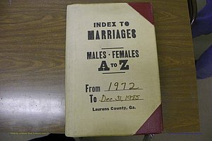 Laurens Co, GA, Marriage Indes Male & Female,  1972 - 1985, A.JPG