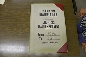 Laurens Co, GA, Marriage Indes Male & Female, 1986 - 2004, A.JPG