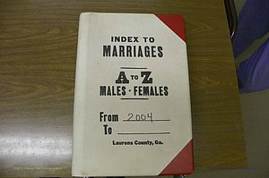 Laurens Co, GA, Marriage Index Male & Female, 2004 - 2010, A.JPG