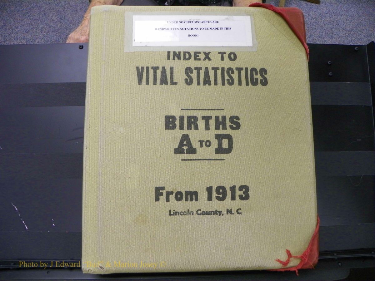 Lincoln Births, A-K, 1913- 001.JPG
