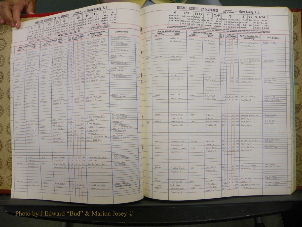 Macon Marriage Index, Male & Female, 1828-1982 684.JPG