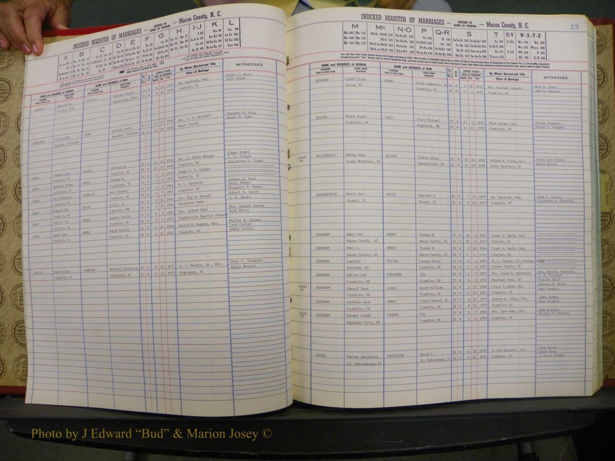 Macon Marriage Index, Male & Female, 1828-1982 689.JPG