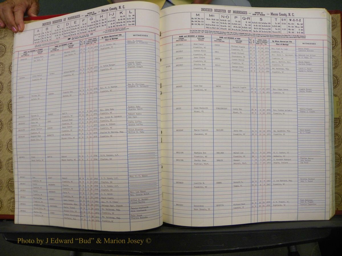 Macon Marriage Index, Male & Female, 1828-1982 693.JPG