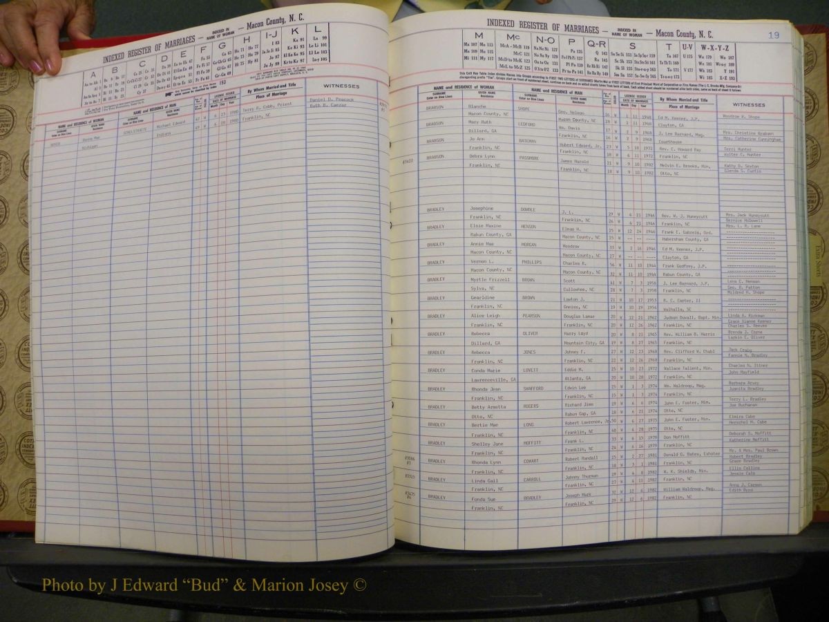 Macon Marriage Index, Male & Female, 1828-1982 694.JPG