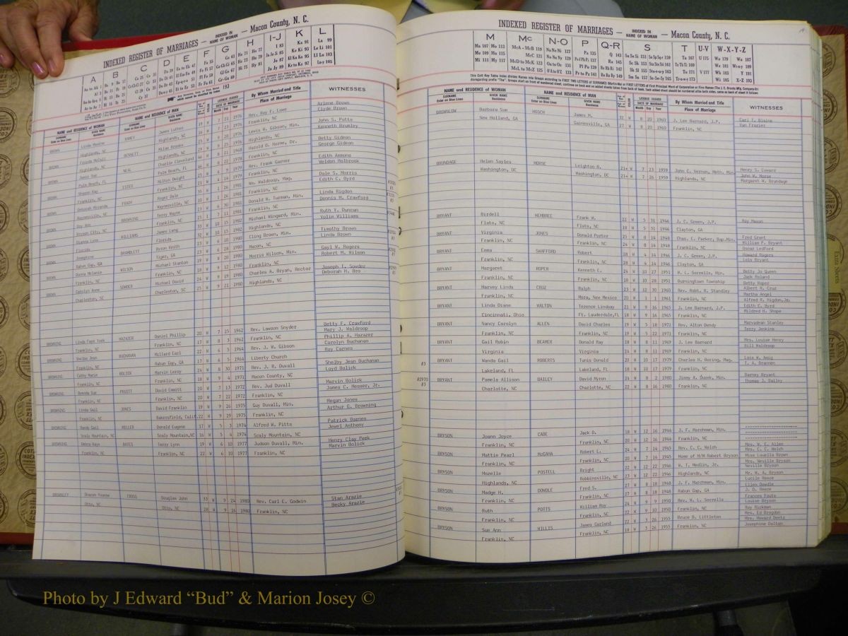 Macon Marriage Index, Male & Female, 1828-1982 695.JPG