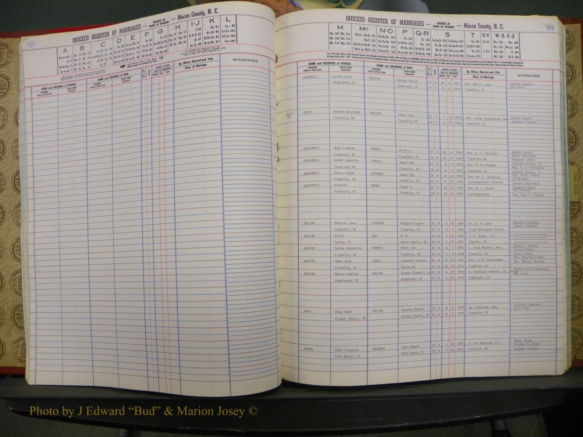 Macon Marriage Index, Male & Female, 1828-1982 720.JPG
