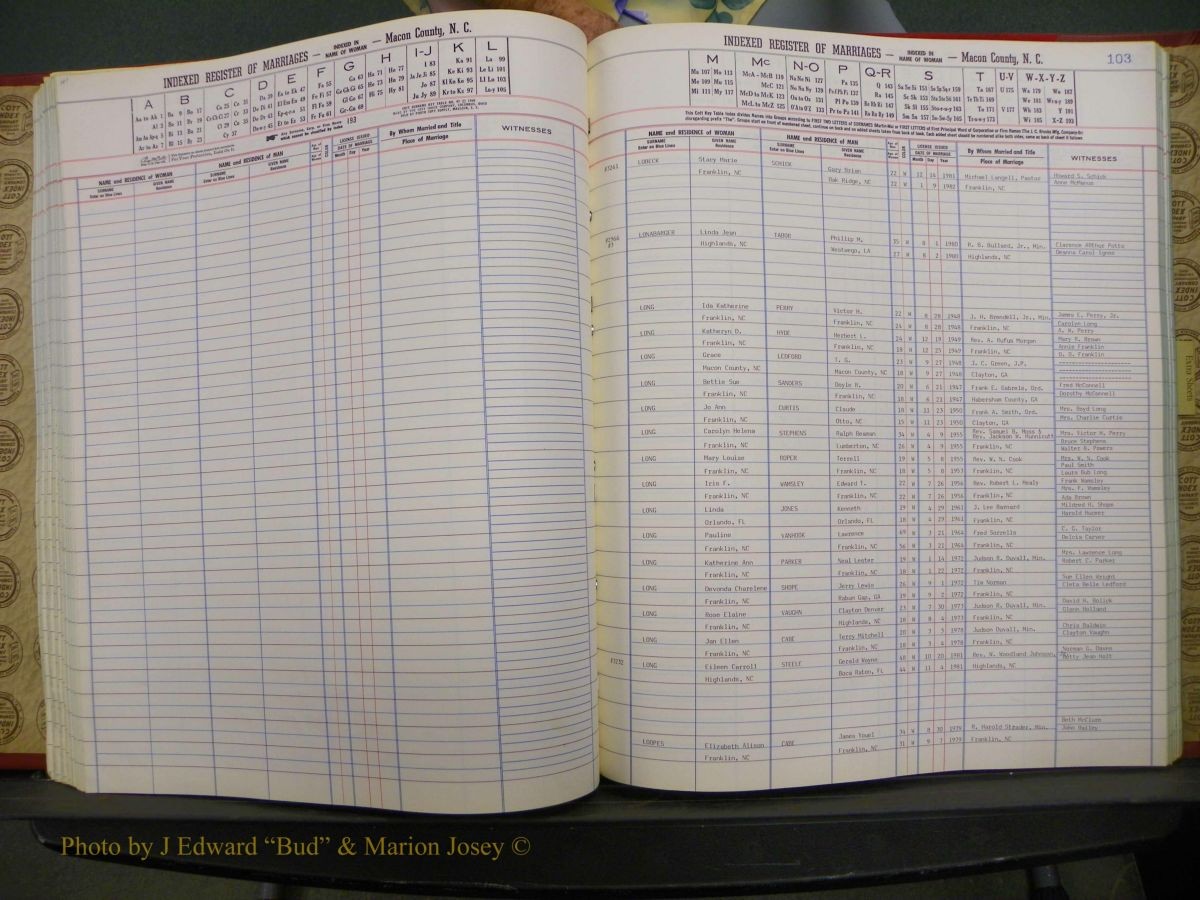 Macon Marriage Index, Male & Female, 1828-1982 788.JPG