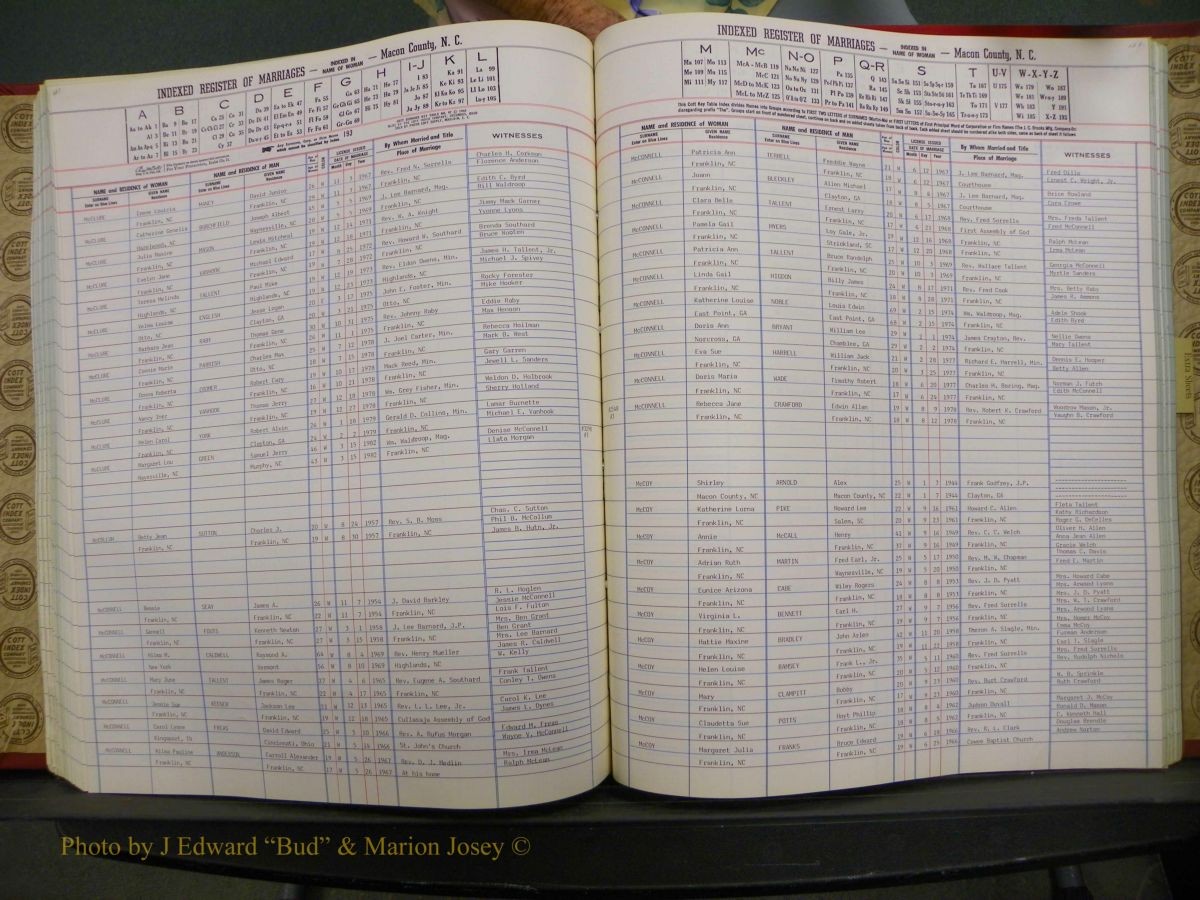 Macon Marriage Index, Male & Female, 1828-1982 807.JPG