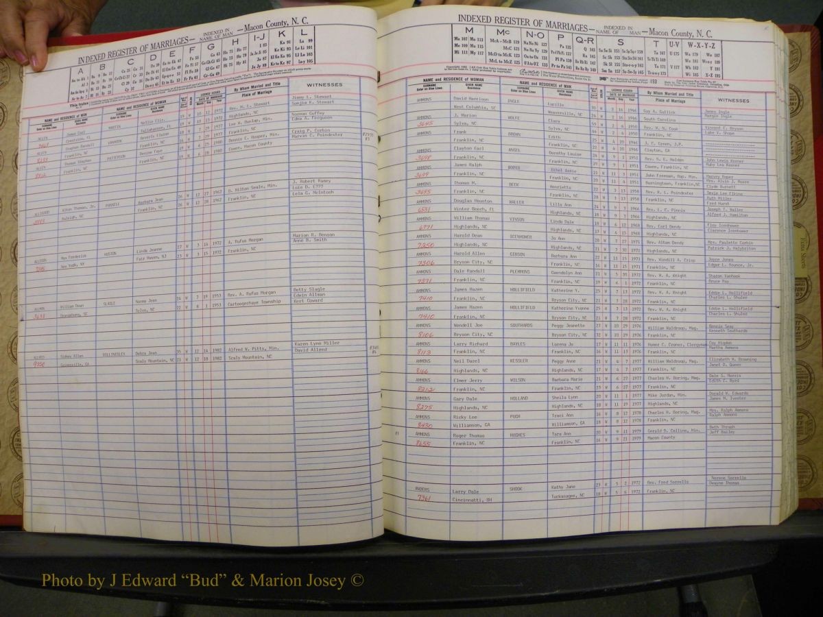 Macon Marriage Index, Male & Female, 1828-1982 464.JPG