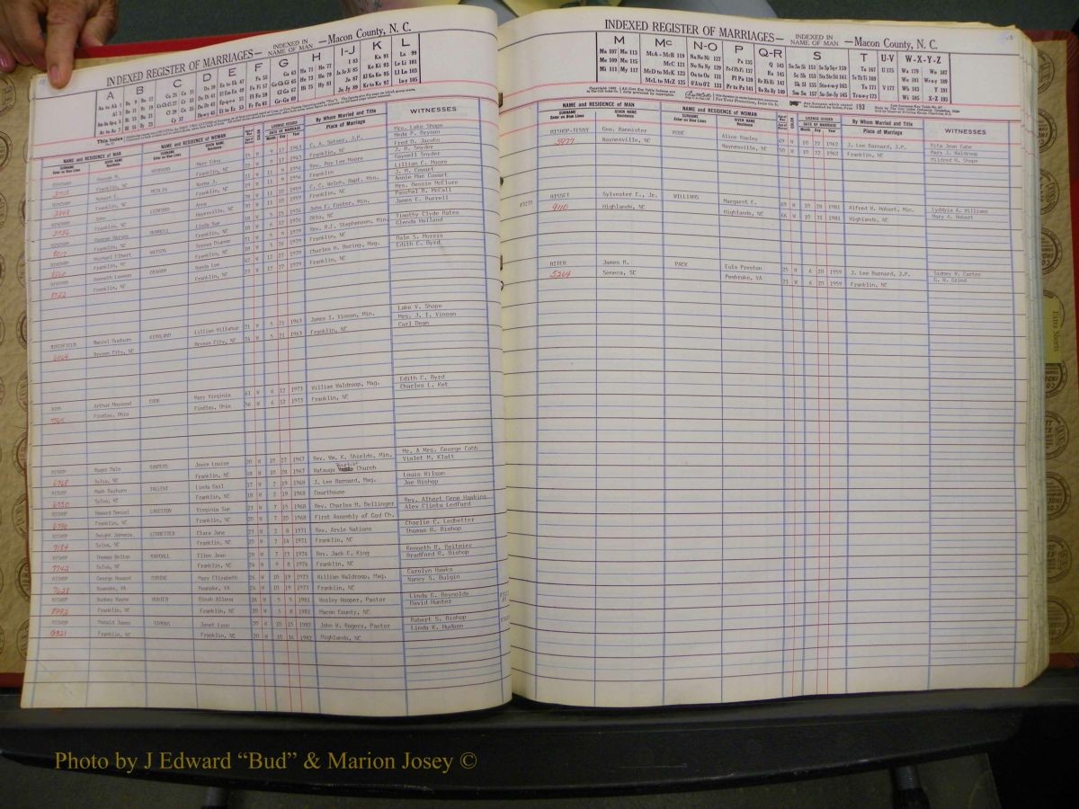 Macon Marriage Index, Male & Female, 1828-1982 474.JPG