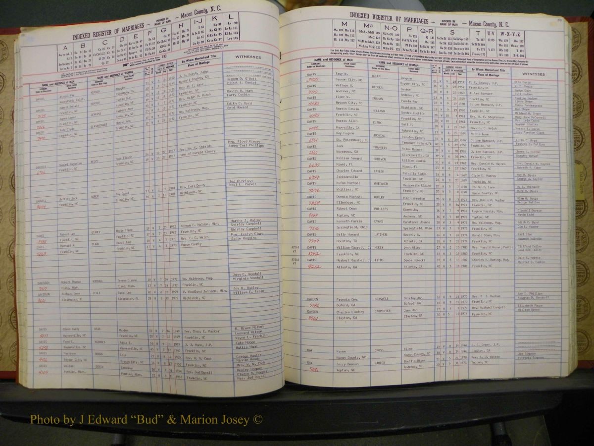 Macon Marriage Index, Male & Female, 1828-1982 509.JPG