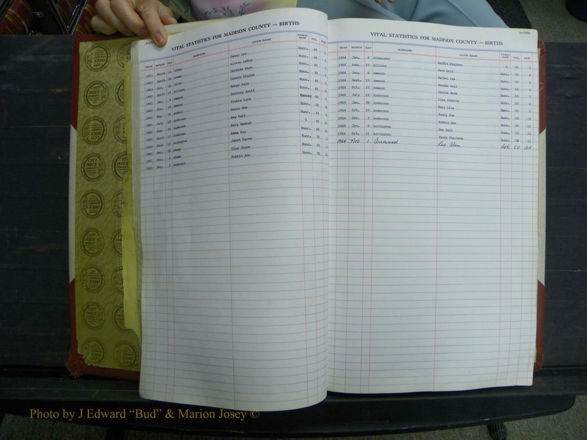 Madison Births, Delayed  + Book 1, A-K 225.JPG