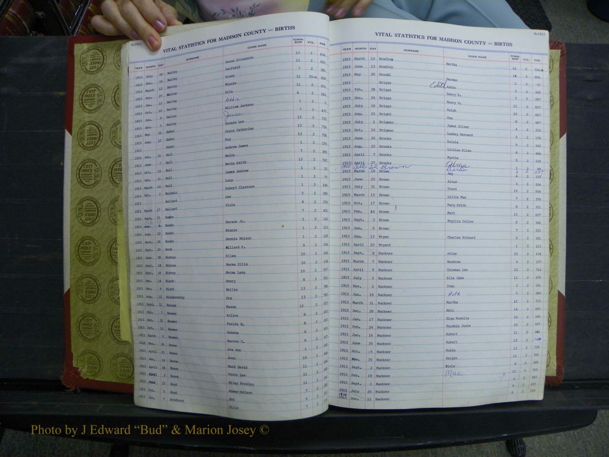 Madison Births, Delayed  + Book 1, A-K 231.JPG