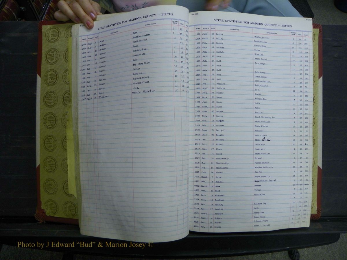 Madison Births, Delayed  + Book 1, A-K 245.JPG