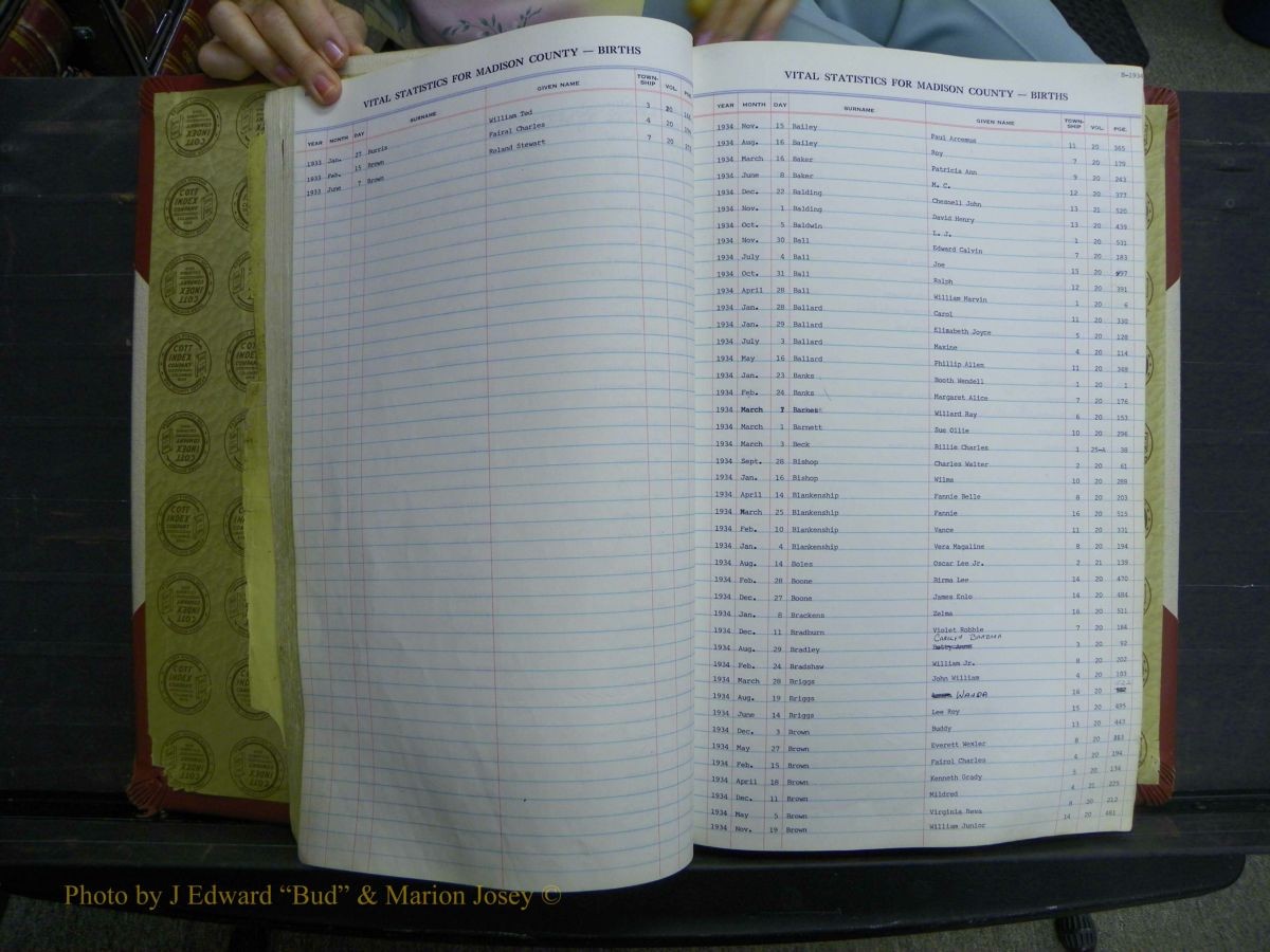 Madison Births, Delayed  + Book 1, A-K 250.JPG