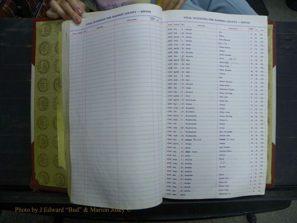 Madison Births, Delayed  + Book 1, A-K 255.JPG