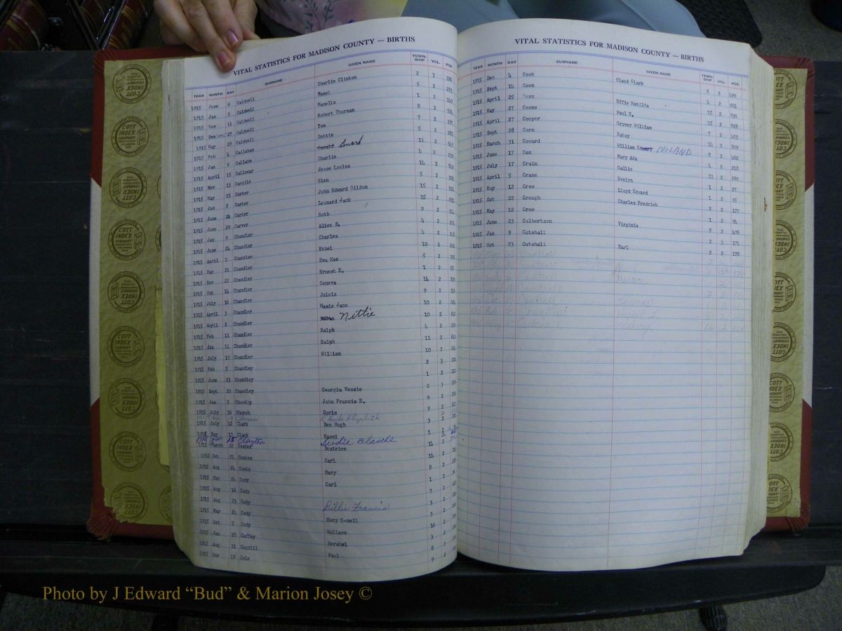 Madison Births, Delayed  + Book 1, A-K 283.JPG