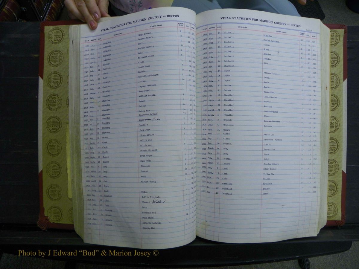Madison Births, Delayed  + Book 1, A-K 293.JPG