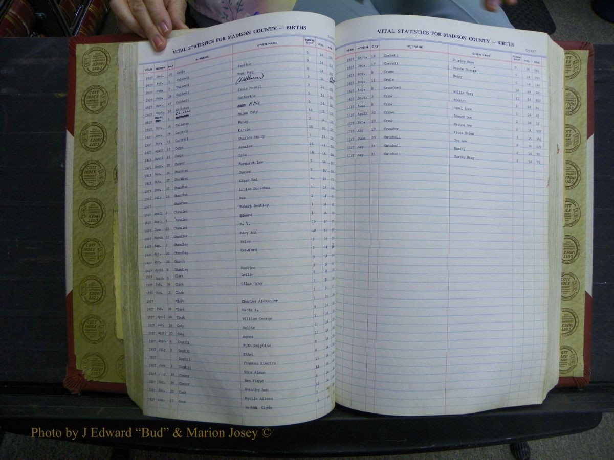 Madison Births, Delayed  + Book 1, A-K 294.JPG