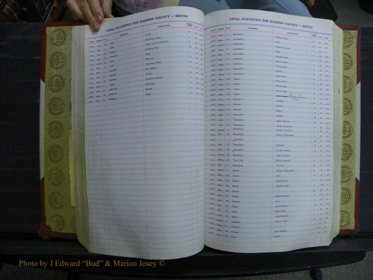 Madison Births, Delayed  + Book 1, A-K 298.JPG
