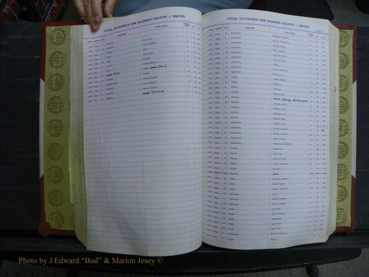Madison Births, Delayed  + Book 1, A-K 301.JPG