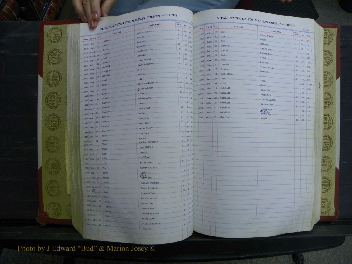 Madison Births, Delayed  + Book 1, A-K 305.JPG