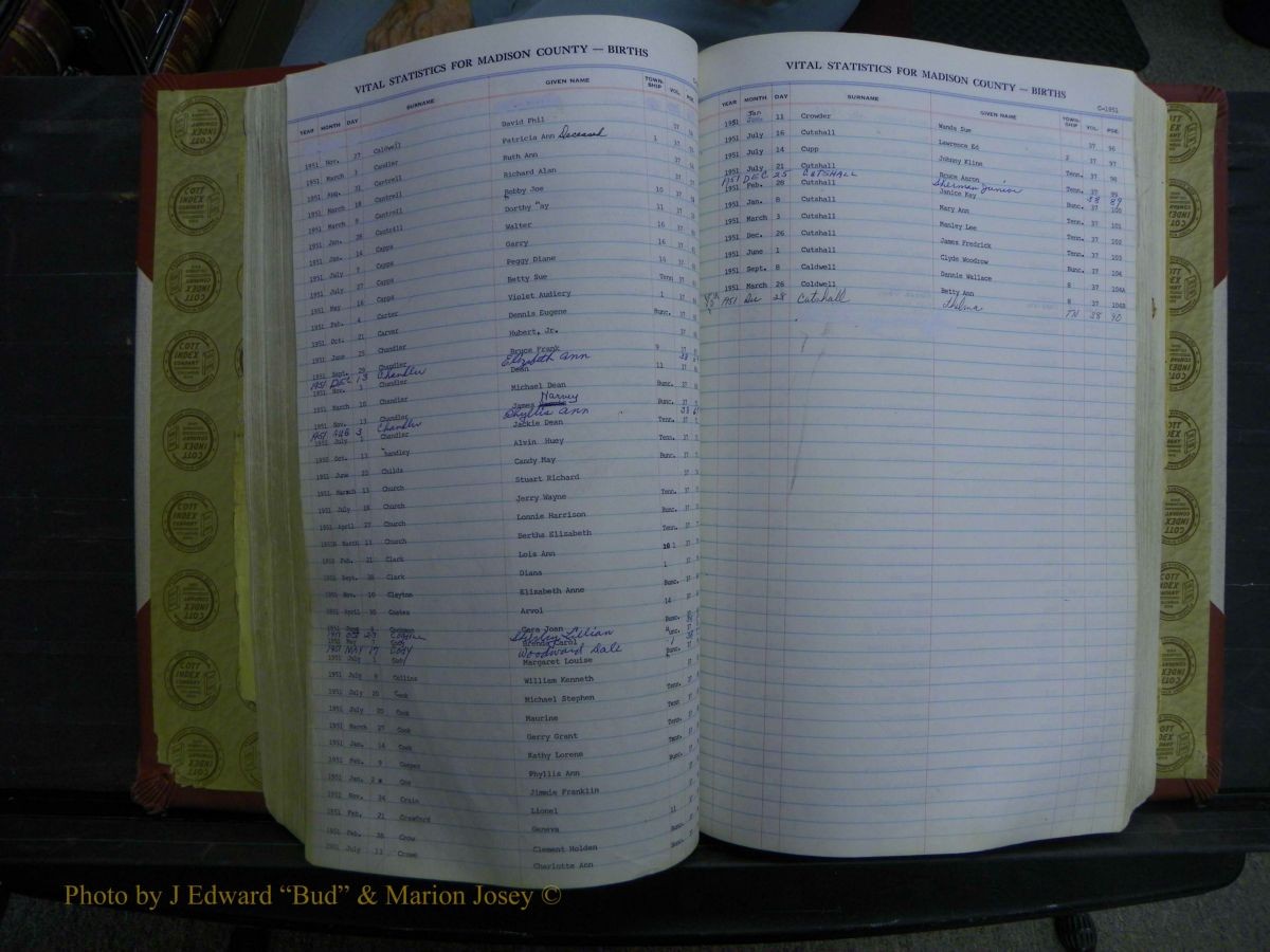Madison Births, Delayed  + Book 1, A-K 311.JPG