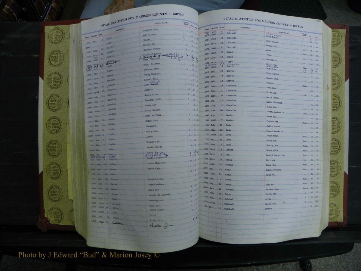 Madison Births, Delayed  + Book 1, A-K 312.JPG
