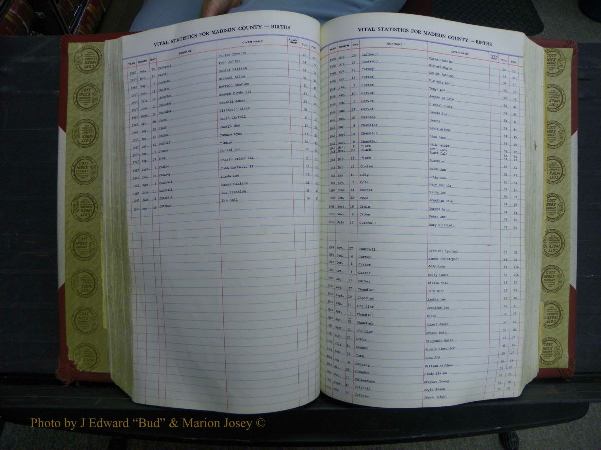 Madison Births, Delayed  + Book 1, A-K 321.JPG